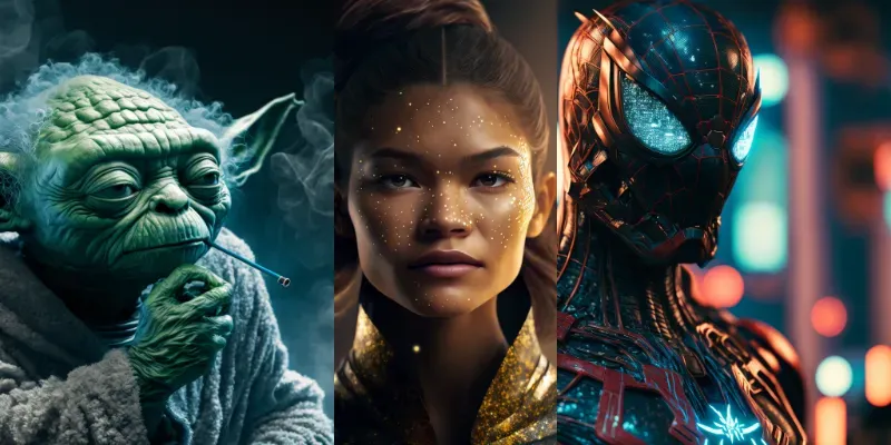 Star Wars Magic Portraits generated by undefined
