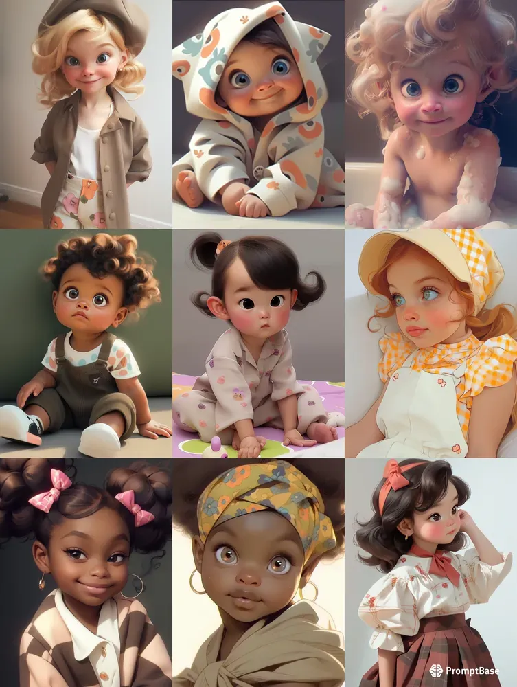 Your Baby Photos As Pixar Characters