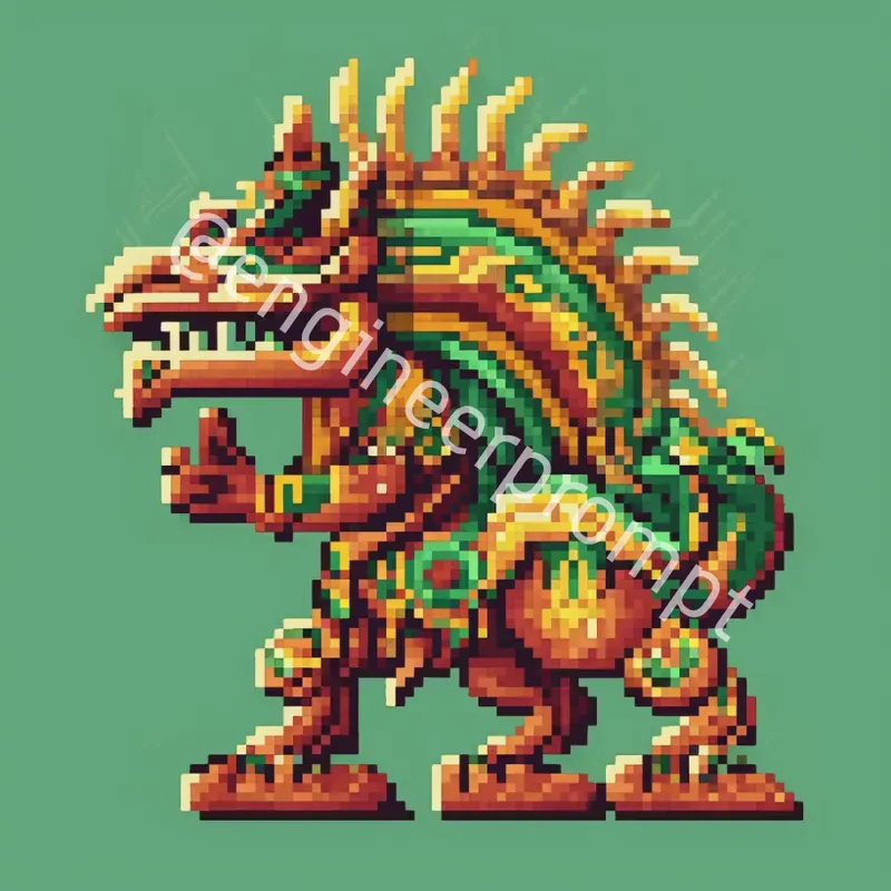 Mythological Gods Collections Pixel Art