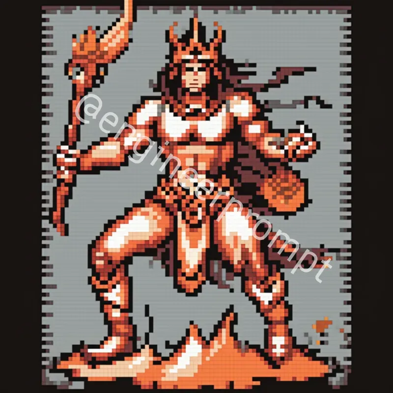 Mythological Gods Collections Pixel Art