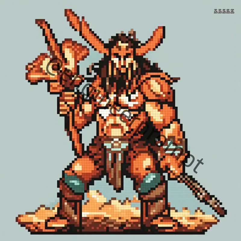 Mythological Gods Collections Pixel Art