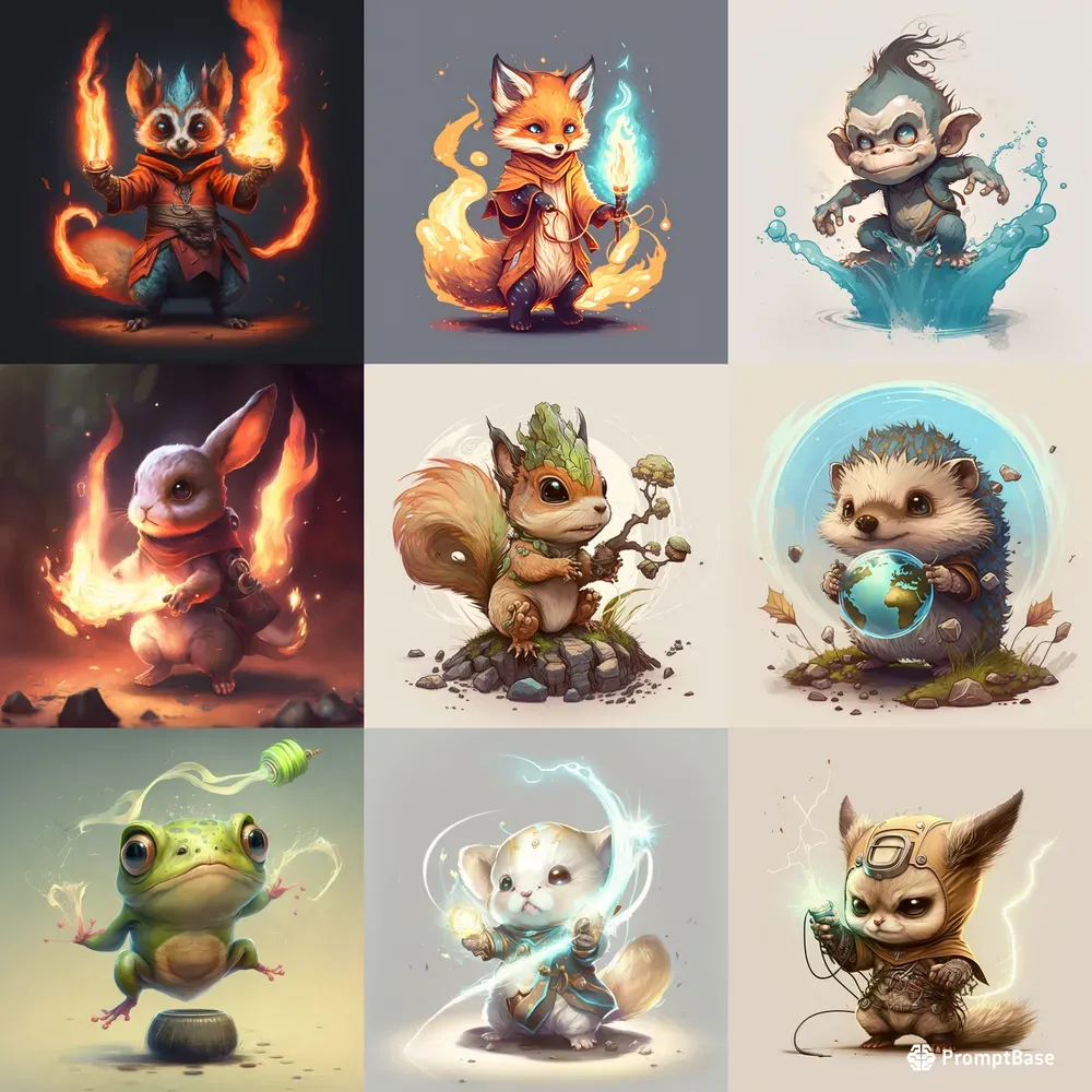 Cute Animals With Magic Abilities