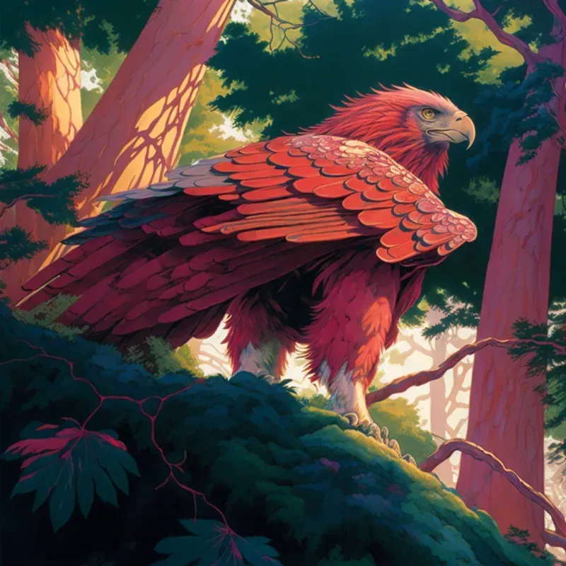 Colorful Japanese Art Illustrations Of Animals