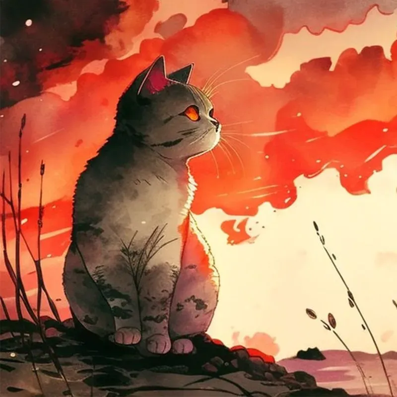 Kawaii Watercolor Animal Illustrations