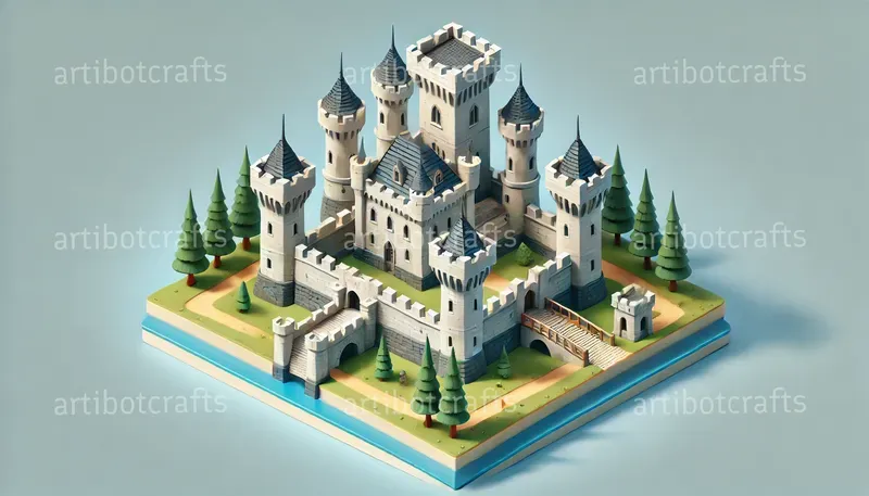 3D Isometric Architectural Models