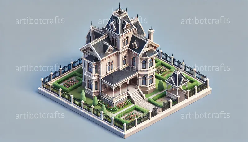 3D Isometric Architectural Models