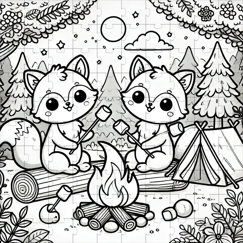 Whimsical Kawaii Coloring Pages