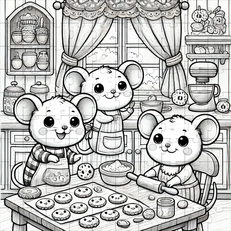Whimsical Kawaii Coloring Pages