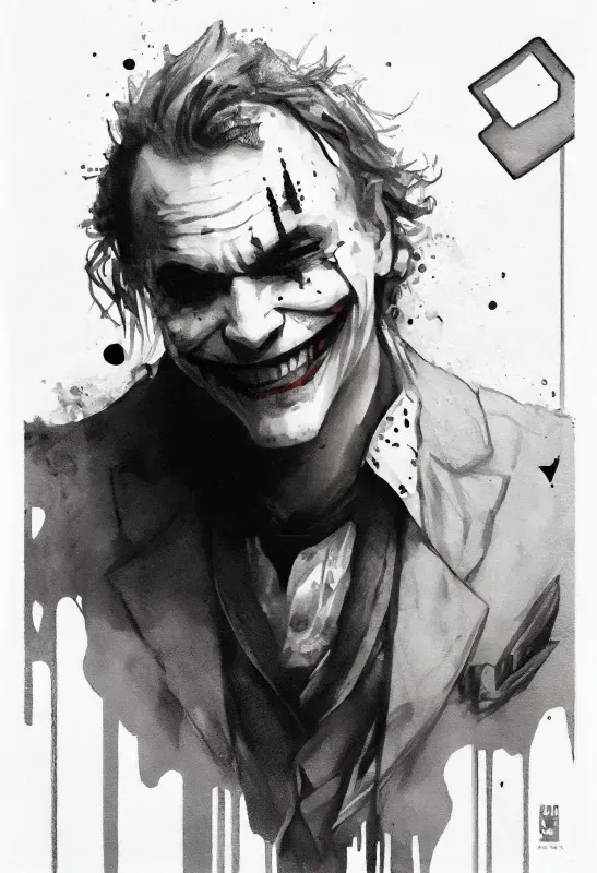 Black And White Art Portraits