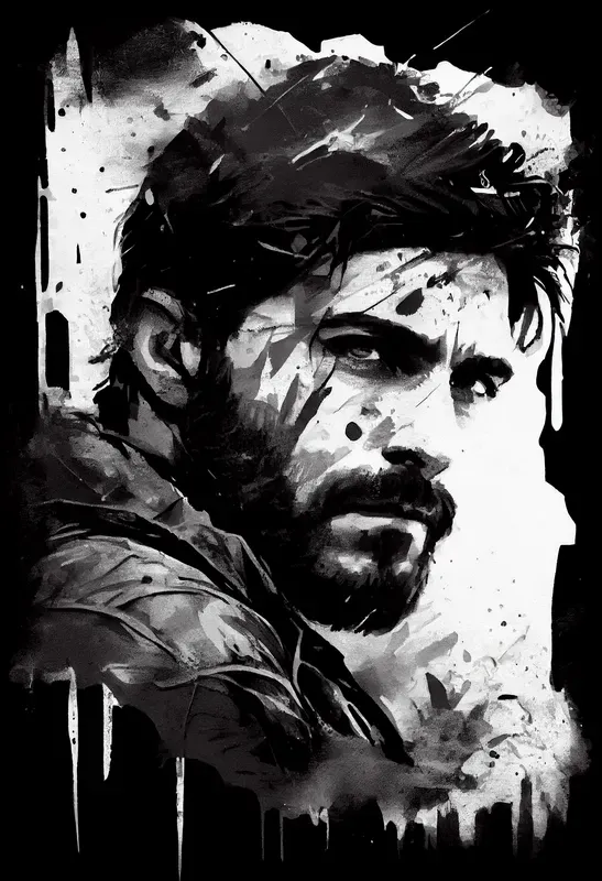 Black And White Art Portraits
