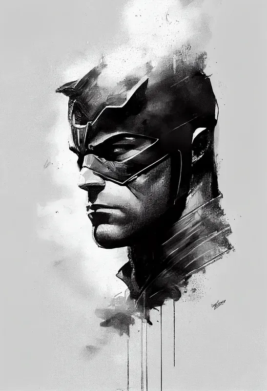 Black And White Art Portraits