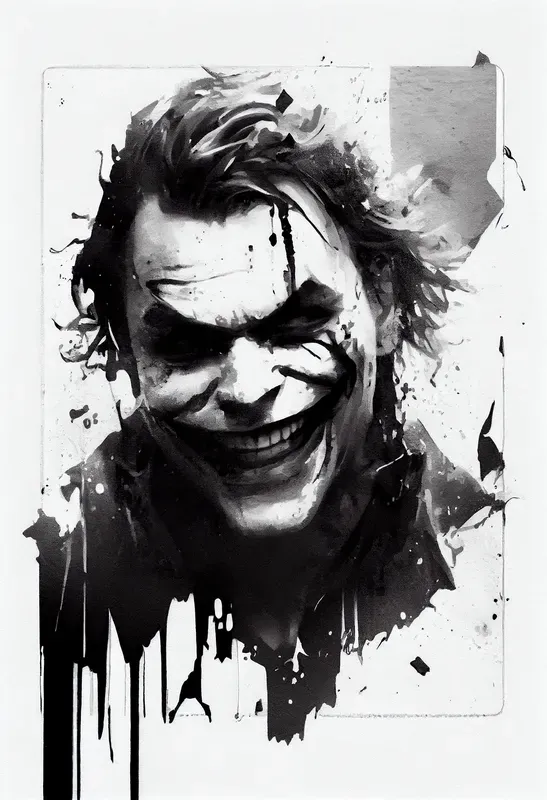 Black And White Art Portraits