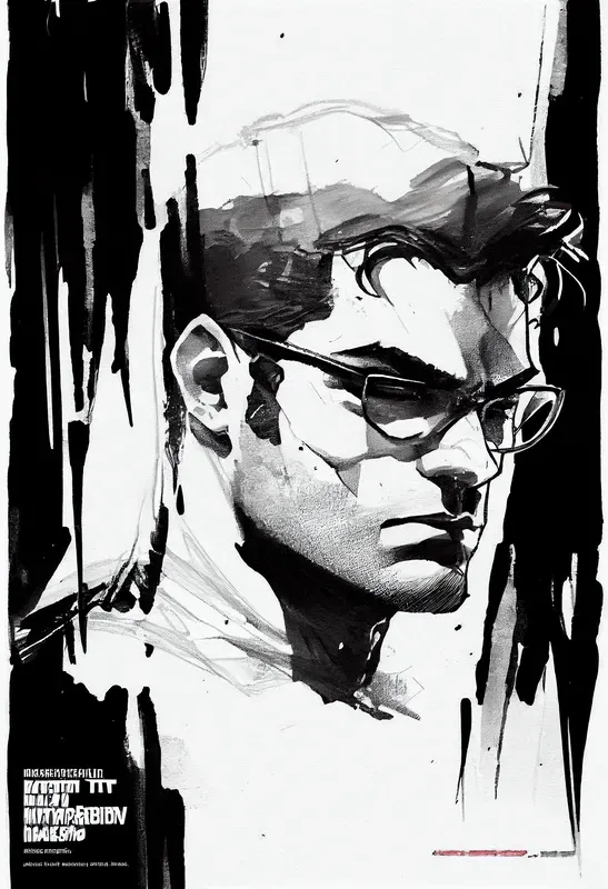 Black And White Art Portraits