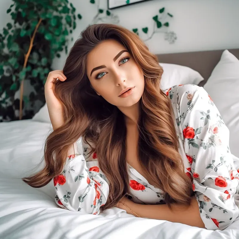Photos Of Beautiful Models In Beds