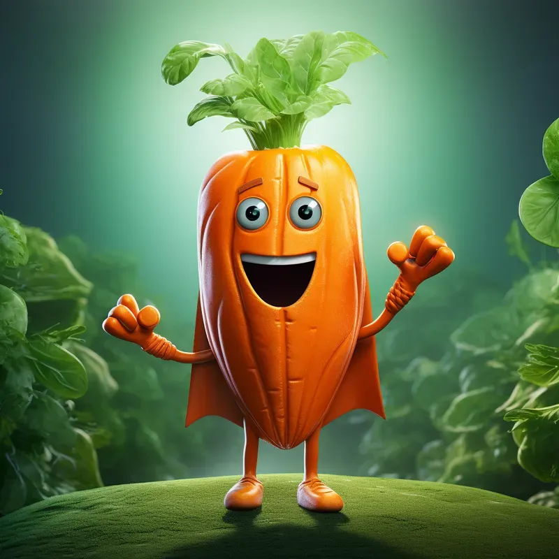 Anthropomorphic Fruits And Vegetables