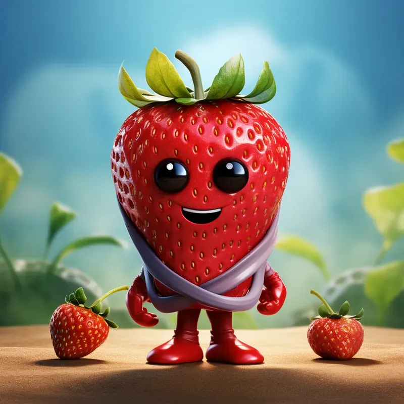 Anthropomorphic Fruits And Vegetables