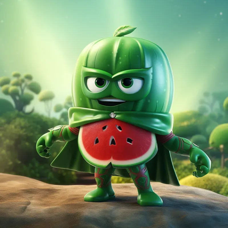 Anthropomorphic Fruits And Vegetables