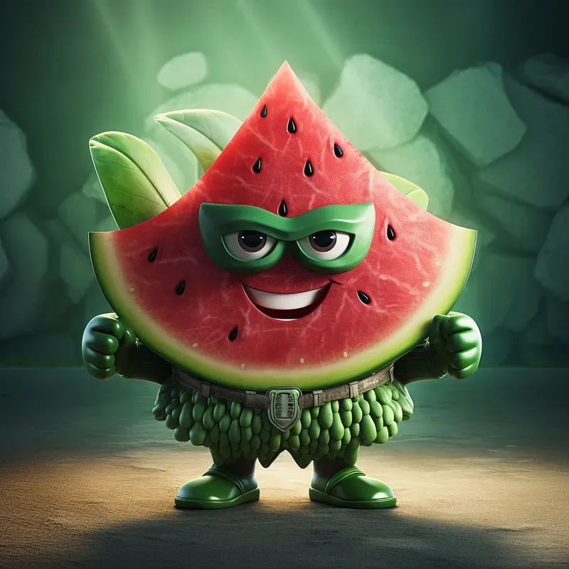 Anthropomorphic Fruits And Vegetables