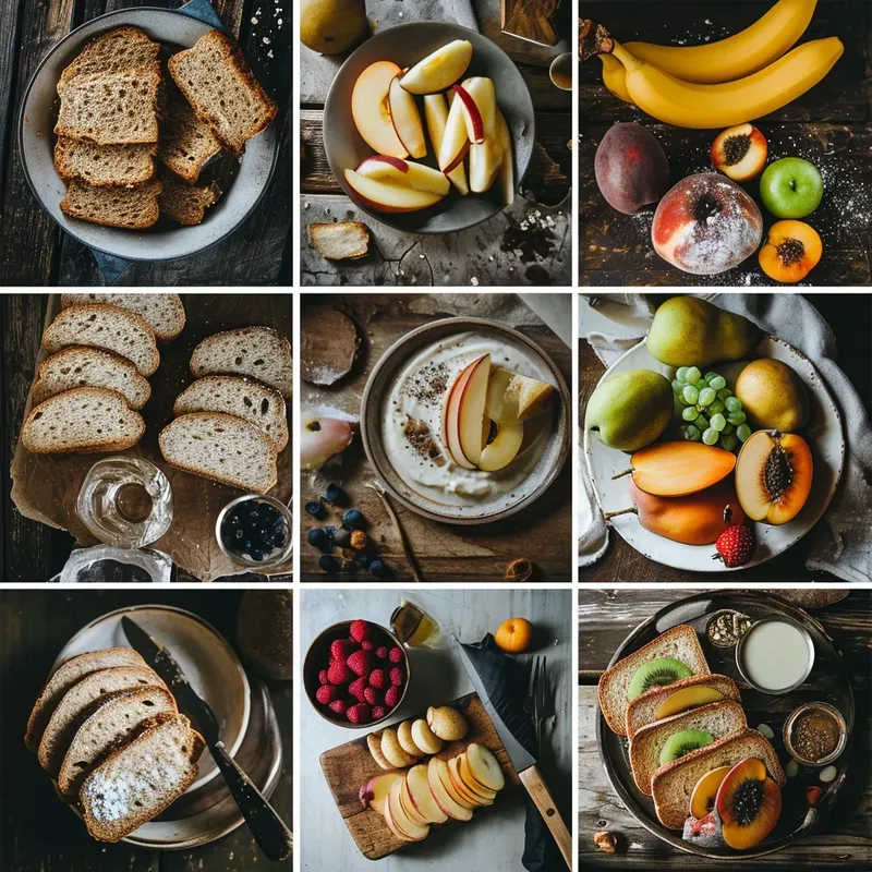 Sets Of Refined Snacks And Main Dishes