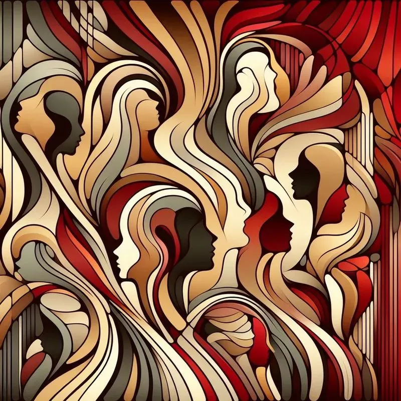 Collages Of Stylized Silhouettes