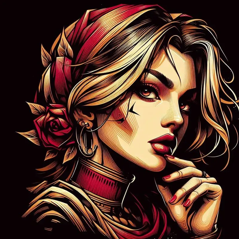 Shaped Canvases Feminine Art