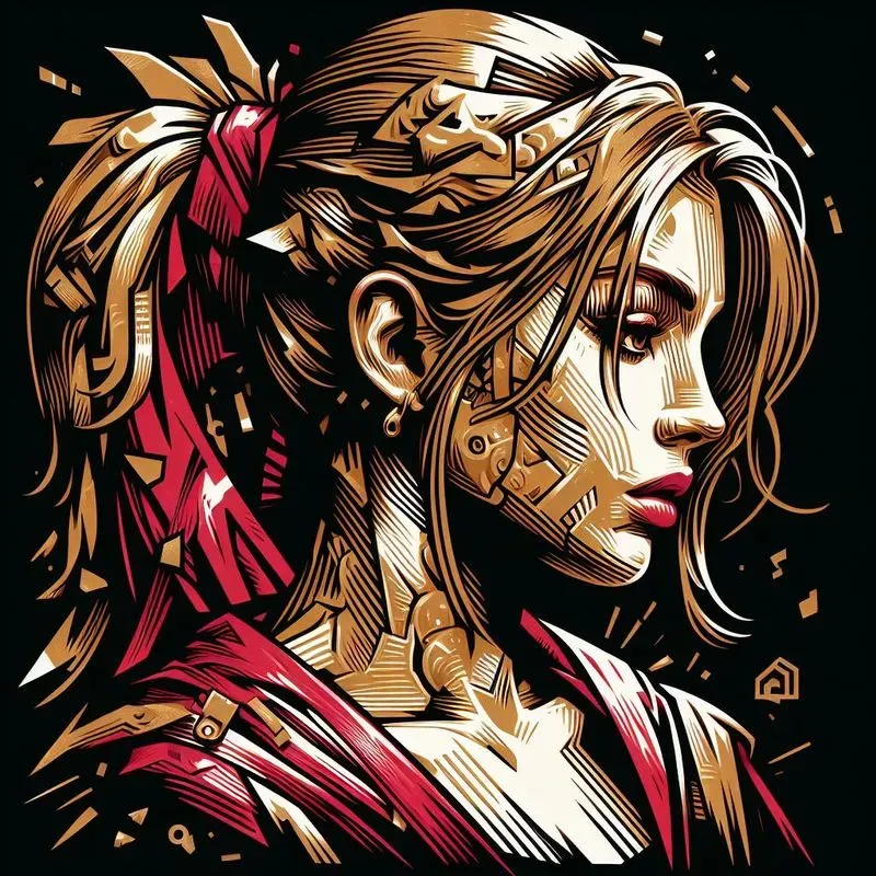 Shaped Canvases Feminine Art