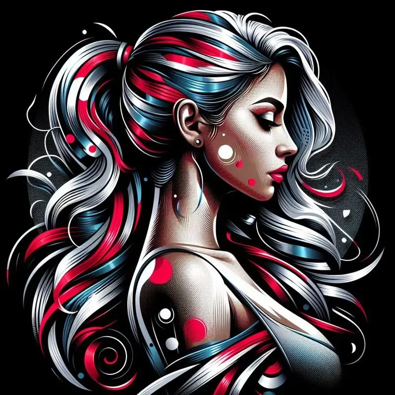 Shaped Canvases Feminine Art