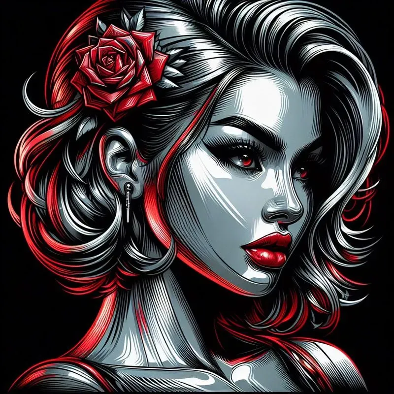 Shaped Canvases Feminine Art