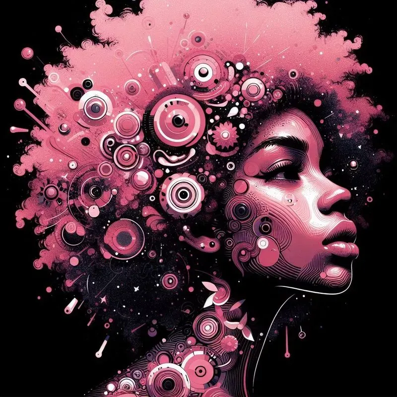 Shaped Canvases Feminine Art