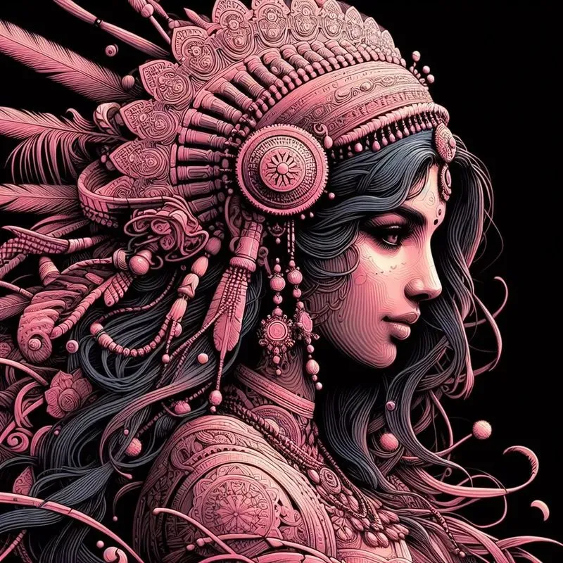 Shaped Canvases Feminine Art