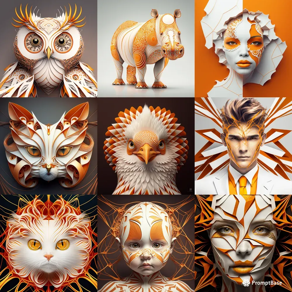 Abstract Fractal Characters