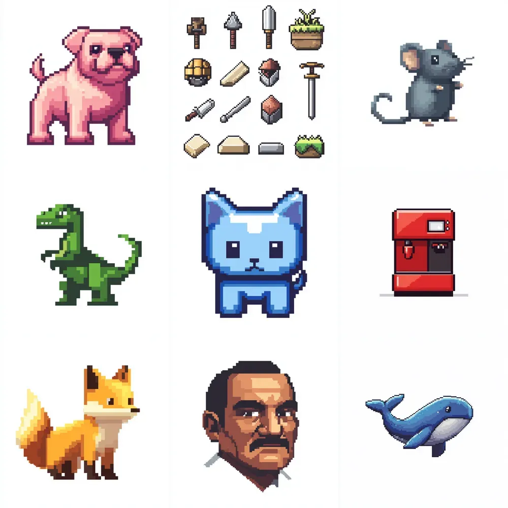 Pixel Prints Logos