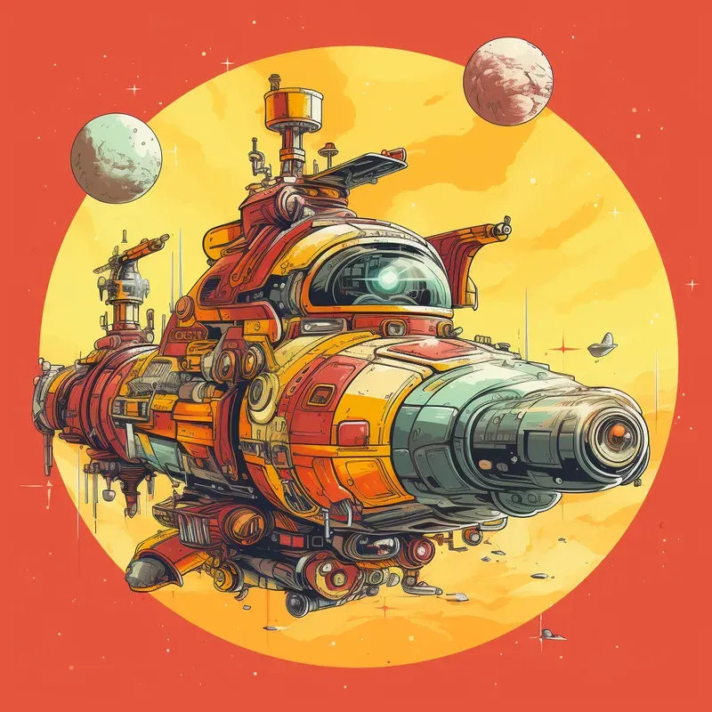 Vintage Sci Fi Aesthetic