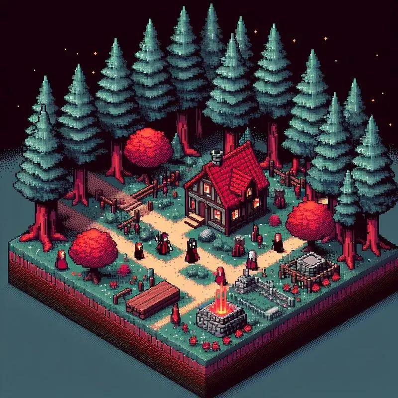 Isometric Gameboy Scenes