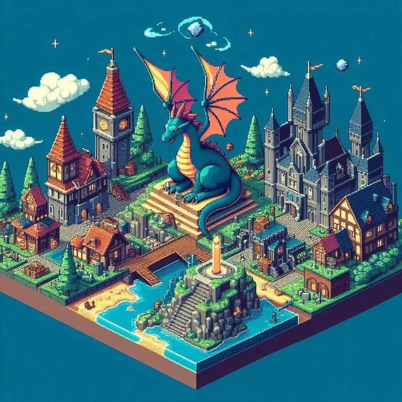 Isometric Gameboy Scenes