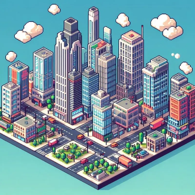 Isometric Gameboy Scenes