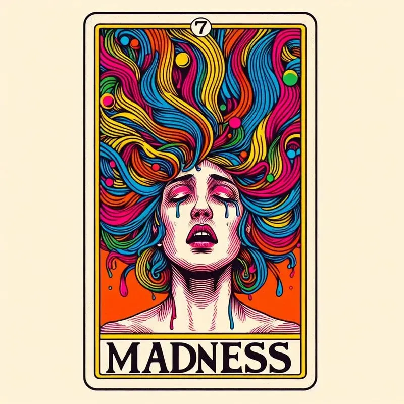 Vibrant Psychedelic Tarot Cards