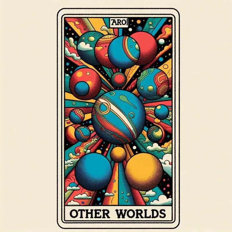 Vibrant Psychedelic Tarot Cards