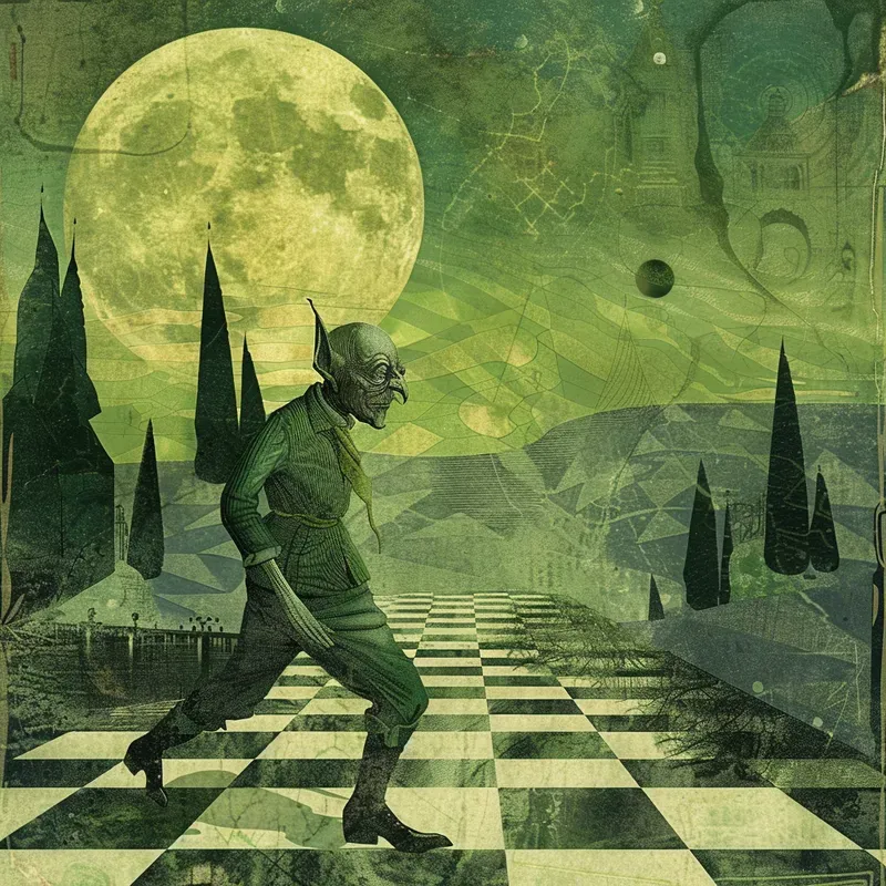 Ukiyoe Influenced Surreal Fresques