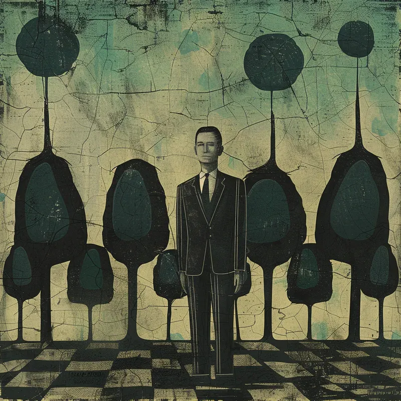 Ukiyoe Influenced Surreal Fresques