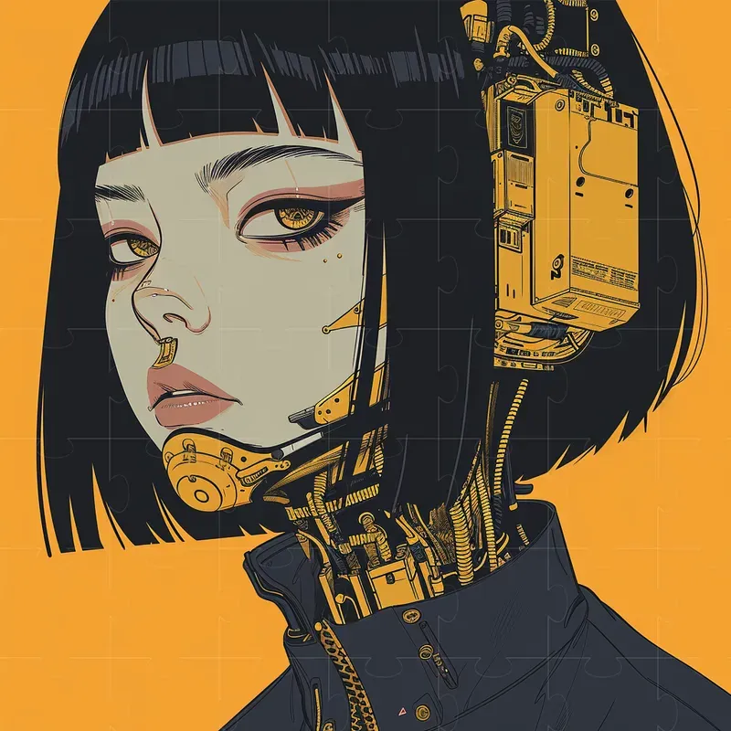 Exciting Cyberpunk Portrait Studies