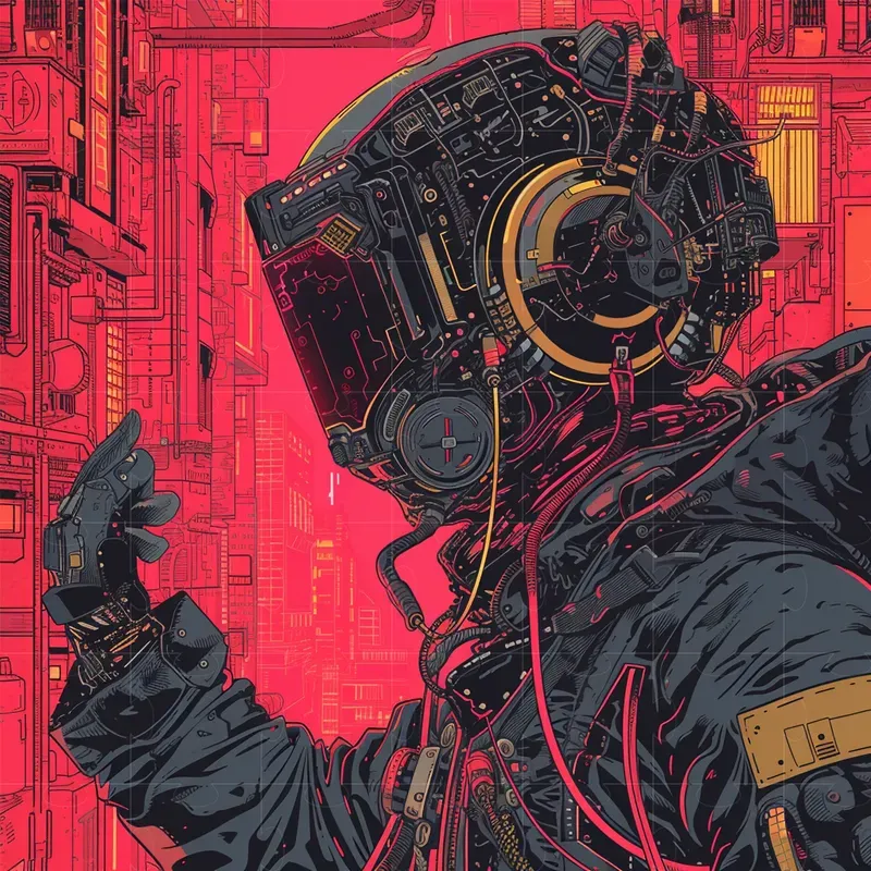 Exciting Cyberpunk Portrait Studies