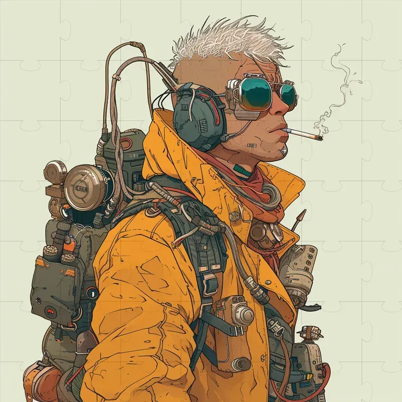 Exciting Cyberpunk Portrait Studies