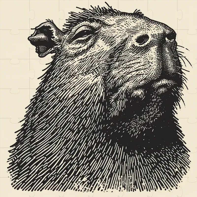 Monochromatic Stylish Animal Portraits