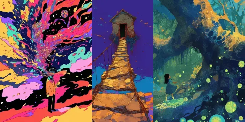 Distorted Anime Magics generated by undefined