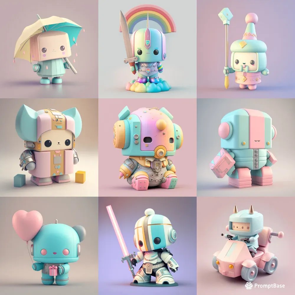 Cute Chibi Robots