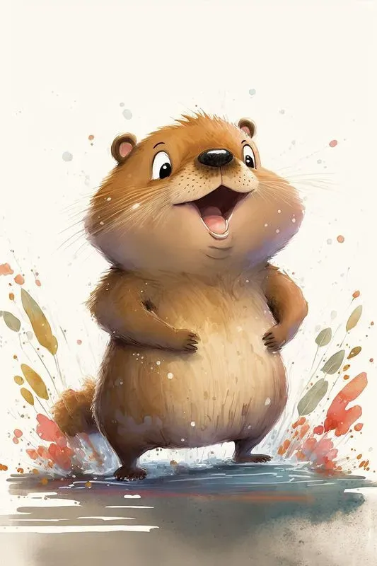 Adorable Watercolor Animals