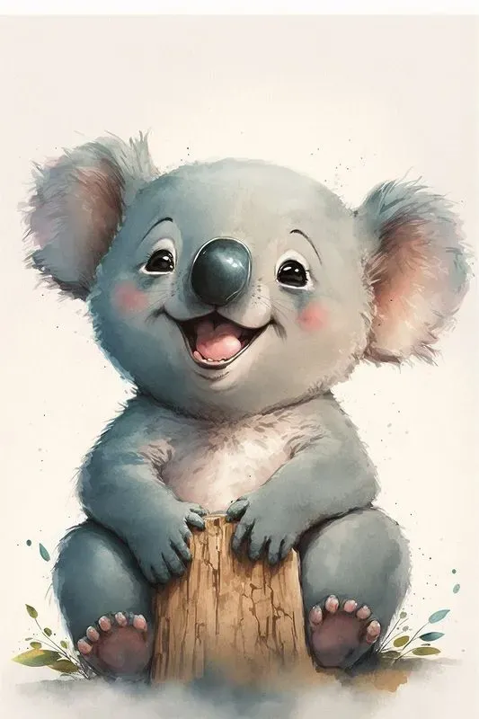 Adorable Watercolor Animals