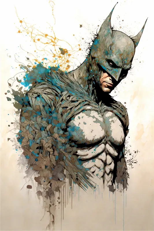 Dynamic Super Hero Paintings