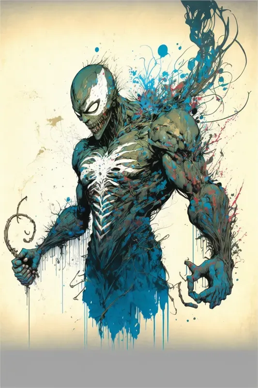 Dynamic Super Hero Paintings